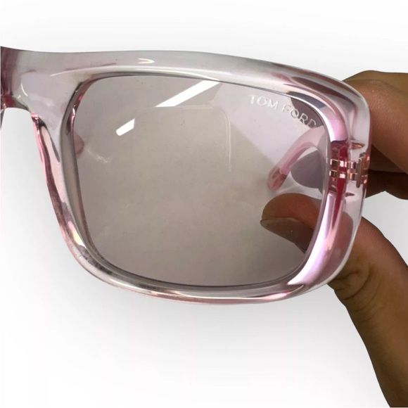 New Tom Ford TF731 Aristotle 72Y Transparent Pink Sunglasses Frame 56-20-140 main image 4